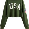 WOMEN'S GYM CROP HOODIE SWEATSHIRT - Image 7