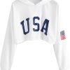 WOMEN'S GYM CROP HOODIE SWEATSHIRT - Image 6