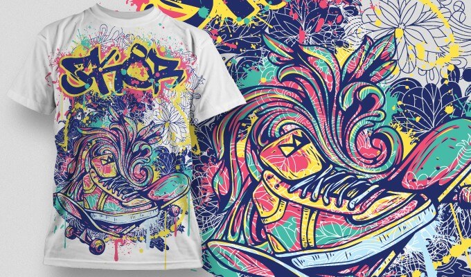 discharge-printing